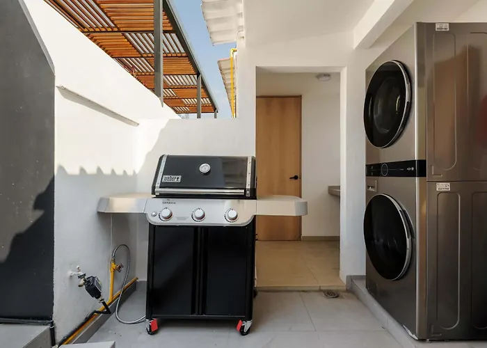 Amazing 4br With Terrace & Jacuzzi In Juarez Apartamento